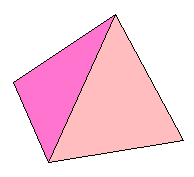 oblique square pyramid, version 2
